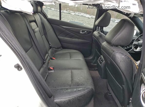 JN1EV7CRXMM750839 2021 INFINITI Q50 Белый Вид задней части салона