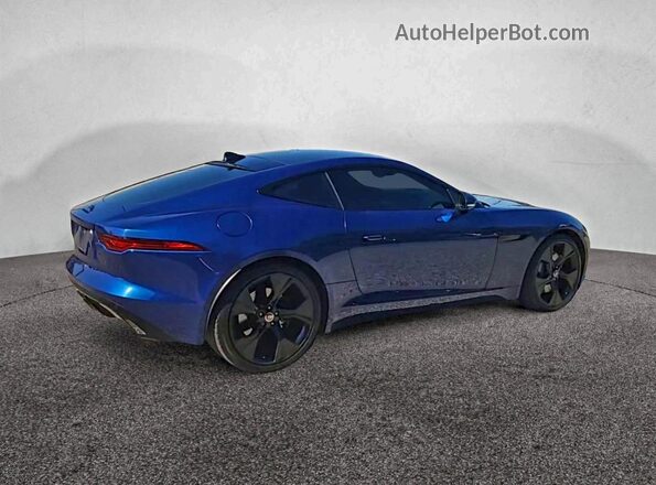SAJDD1GX8MCK75314 2021 JAGUAR F-TYPE Синий Вид спереди