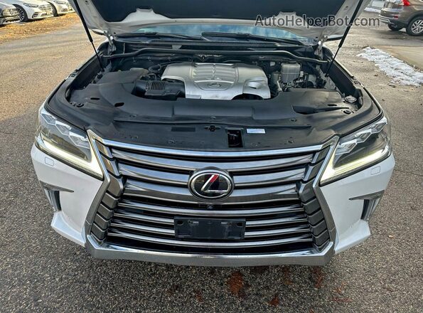 JTJHY7AXXH4233353 2017 LEXUS LX White Вид салону спереду