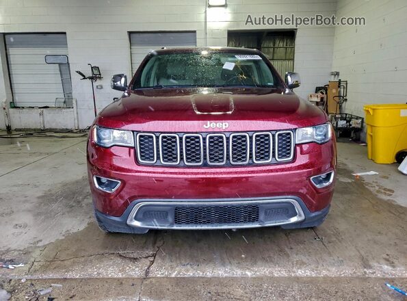 1C4RJFBG7KC639222 2019 JEEP GRAND CHER Темно-бордовый Вид сзади