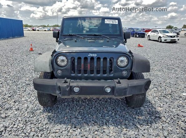 1C4BJWDG4HL678163 2017 JEEP WRANGLER Gray Rear view