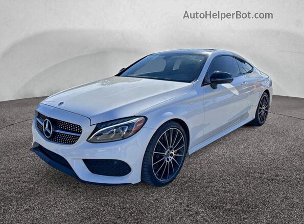 WDDWJ4JB4JF697904 2018 MERCEDES-BENZ C Белый Задняя правая четверть