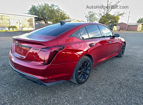 1G6DN5RK7L0139750 2020 CADILLAC CT5 Бордовый Вид спереди