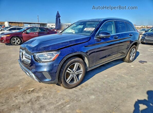 W1N0G8DBXNG072224 2022 MERCEDES-BENZ GLC-CLASS Синий Задняя левая четверть