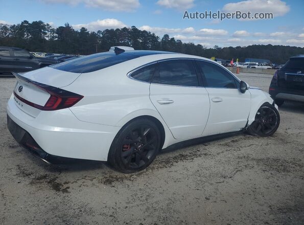 5NPEK4JC7NH147488 2022 HYUNDAI SONATA Белый Задняя правая четверть