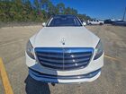 2018 Mercedes-benz S 560 Белый vin: WDDUG8DB7JA376414