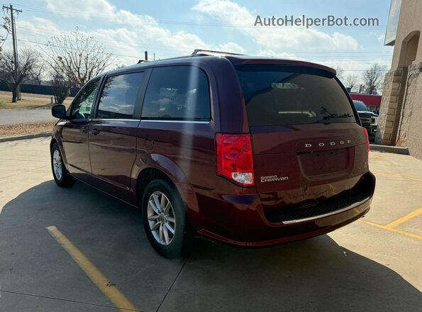 2C4RDGCG4KR635065 2019 DODGE CARAVAN Темно-бордовый Передняя правая четверть