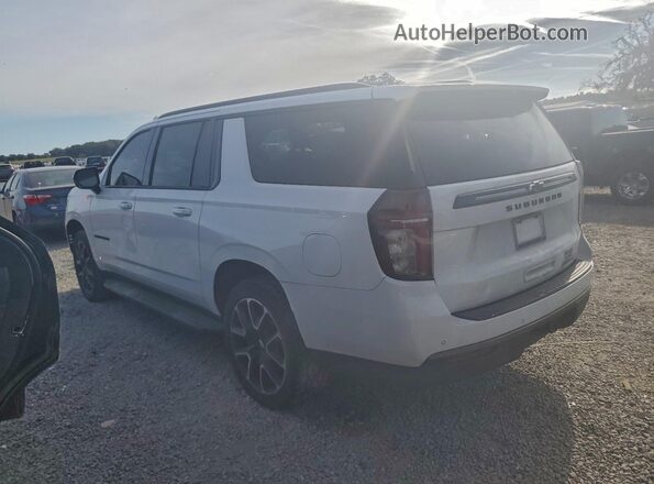 1GNSCEKD8MR425763 2021 CHEVROLET SUBURBAN Белый Задняя правая четверть