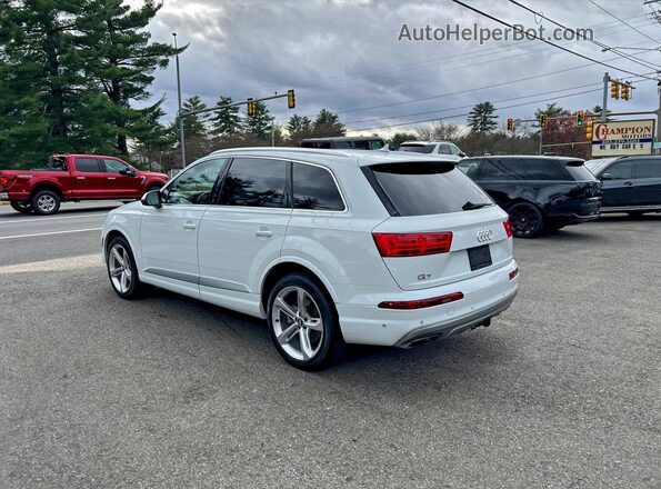 WA1VAAF71KD001323 2019 AUDI Q7 Белый Передняя правая четверть