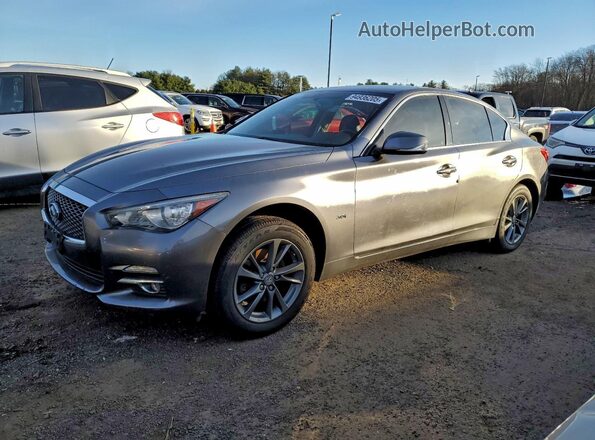 JN1EV7AR8HM838524 2017 INFINITI Q50 Gray Rear left