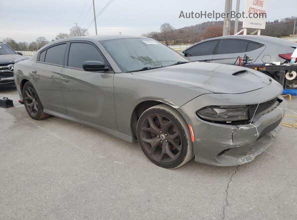 2C3CDXHG7KH597209 2019 DODGE CHARGER Gray წინა ხედი