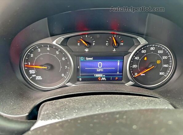 3GKALMEV5LL279111 2020 GMC TERRAIN White Widok zestawu wskaźników