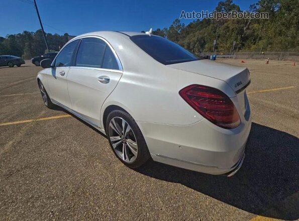 WDDUG8DB7JA376414 2018 MERCEDES-BENZ S Белый Передняя правая четверть