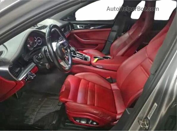 WP0AB2A73JL134653 2018 PORSCHE PANAMERA Серебряный Вид задних сидений