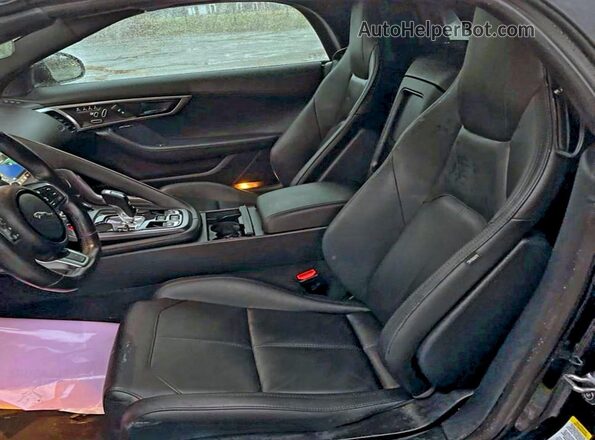 SAJDD5GX0LCK69156 2020 JAGUAR F-TYPE Black Front interior view