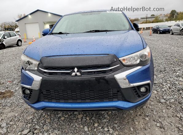 JA4AR3AU5JZ024363 2018 MITSUBISHI OUTLANDER Синий Вид сзади