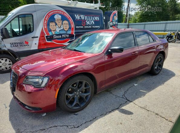 2C3CCAAG6MH505178 2021 CHRYSLER 300 Burgundy Передня ліва чверть