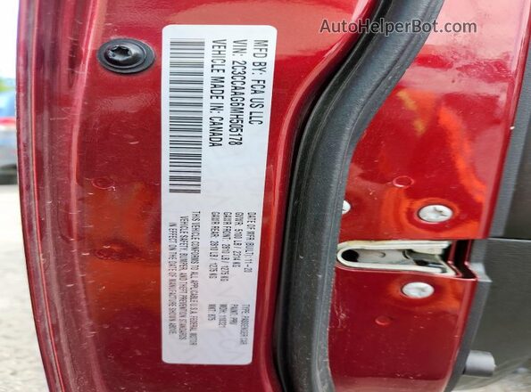 2C3CCAAG6MH505178 2021 CHRYSLER 300 Burgundy Вид підкапотного простору