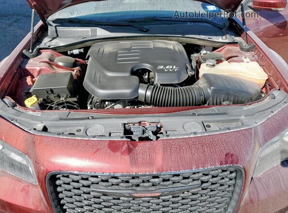 2C3CCABG4NH218048 2022 CHRYSLER 300 Burgundy Vista interior trasera