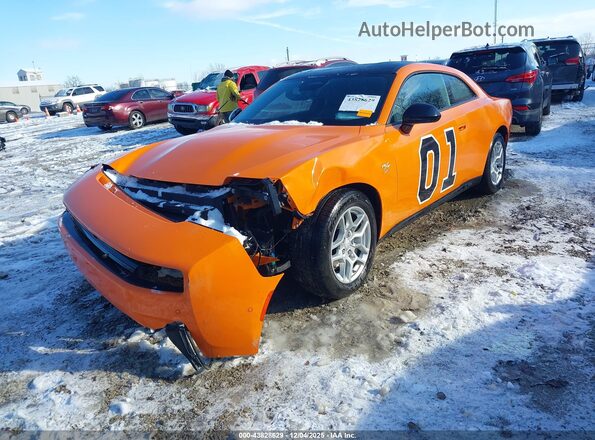 2C3CDBCK6SR536930 2025 DODGE CHARGER Orange Przód lewy