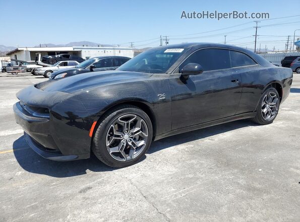 2C3CDBCK7RR208717 2024 DODGE CHARGER Black წინა მარცხენა ხედი სამი მეოთხედიდან