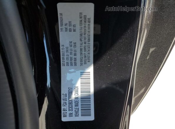 2C3CDBCK7RR208717 2024 DODGE CHARGER Black ძრავის განყოფილების ხედი