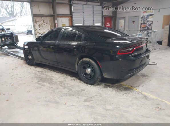 2C3CDXAG0HH595837 2017 DODGE CHARGER Черный Задняя левая четверть