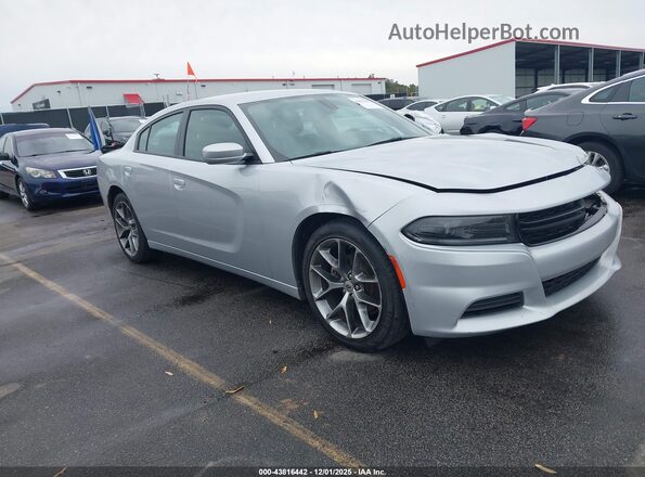 2C3CDXBG5NH202747 2022 DODGE CHARGER Серебряный Передняя правая четверть