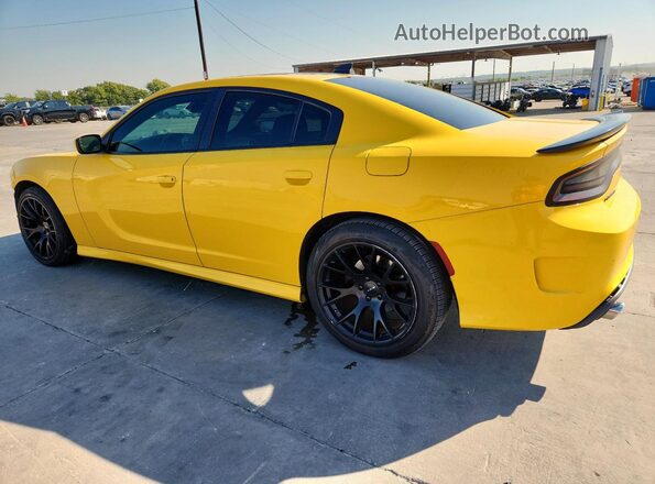 2C3CDXCT0HH532568 2017 DODGE CHARGER Yellow Задня ліва чверть