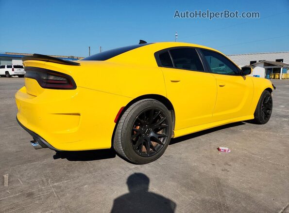 2C3CDXCT0HH532568 2017 DODGE CHARGER Yellow Задня права чверть