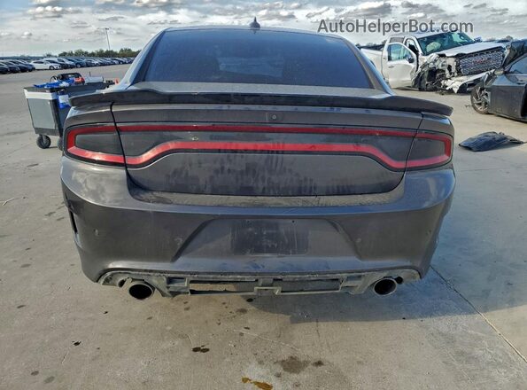 2C3CDXCT0LH108185 2020 DODGE CHARGER Charcoal Rear view