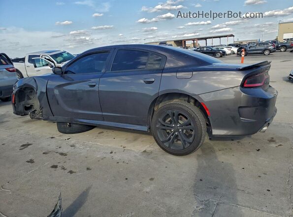 2C3CDXCT0LH108185 2020 DODGE CHARGER Charcoal Rear left