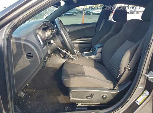 2C3CDXCT0LH108185 2020 DODGE CHARGER Charcoal Front interior view