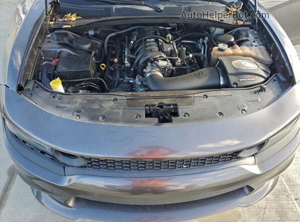 2C3CDXCT0LH108185 2020 DODGE CHARGER Charcoal Rear interior view