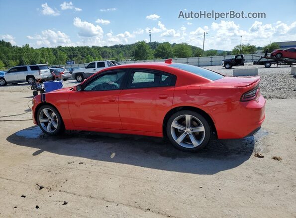 2C3CDXCT5GH203590 2016 DODGE CHARGER Red Tył lewy