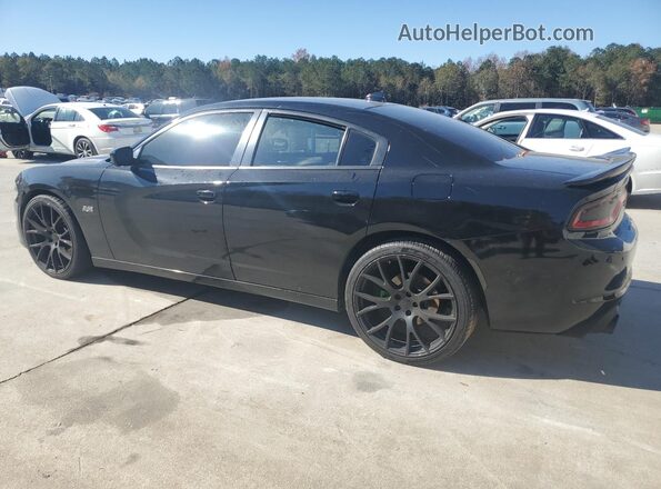 2C3CDXCT5HH562309 2017 DODGE CHARGER Black Tył lewy
