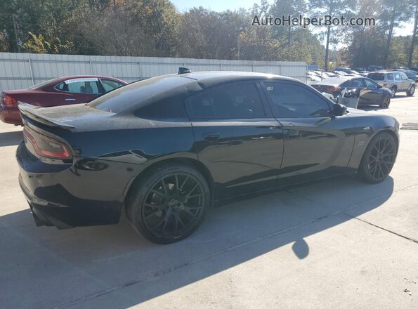 2C3CDXCT5HH562309 2017 DODGE CHARGER Black Tył prawy
