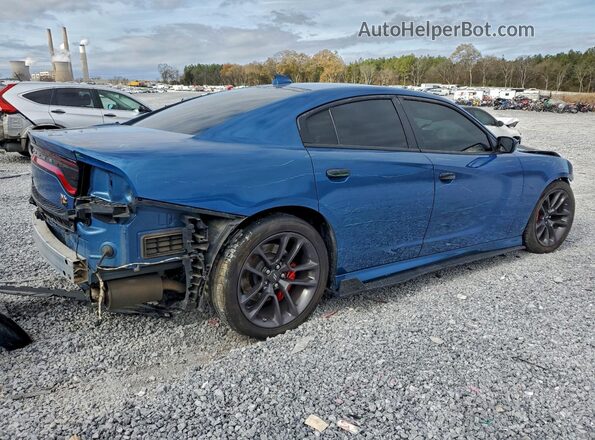 2C3CDXGJ2LH162130 2020 DODGE CHARGER Blue Tył prawy