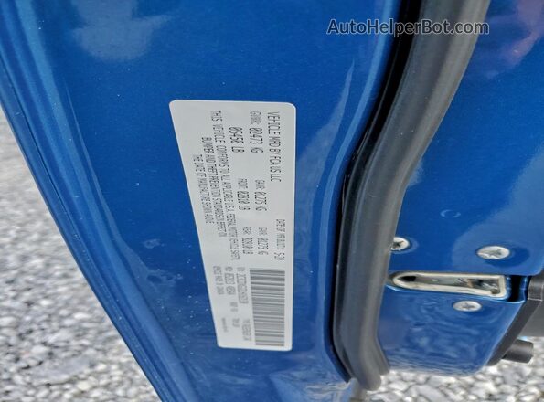 2C3CDXGJ2LH162130 2020 DODGE CHARGER Blue Widok komory silnika