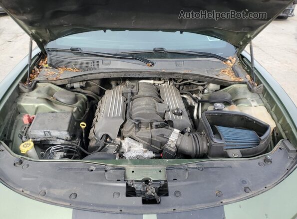 2C3CDXGJ5KH650423 2019 DODGE CHARGER Green Rear interior view