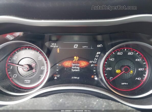 2C3CDXHG0HH593155 2017 DODGE CHARGER Красный Вид задних сидений