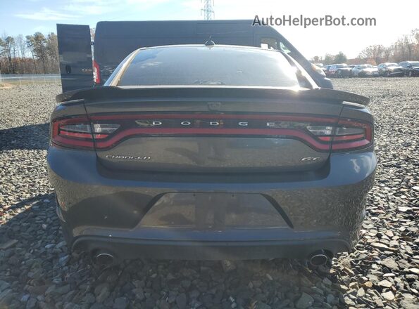 2C3CDXHG0KH567095 2019 DODGE CHARGER Серый Вид сзади