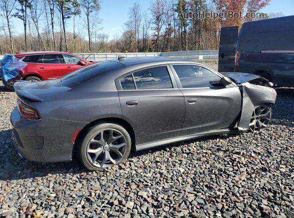 2C3CDXHG0KH567095 2019 DODGE CHARGER Серый Задняя правая четверть