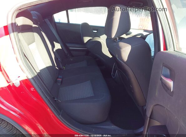 2C3CDXHG0PH626752 2023 DODGE CHARGER Red Widok naklejki z numerem VIN