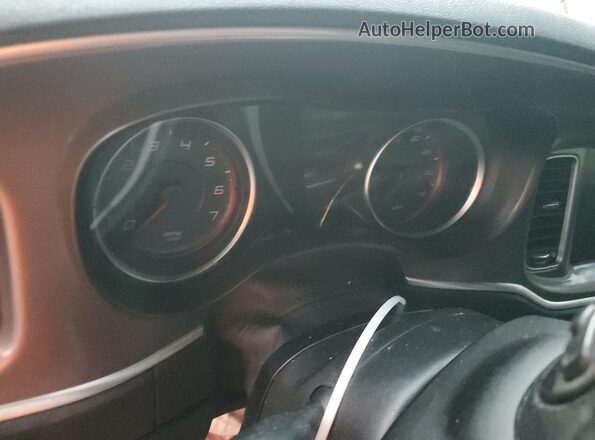 2C3CDXHG4LH155277 2020 DODGE CHARGER White Вид щитка приладів