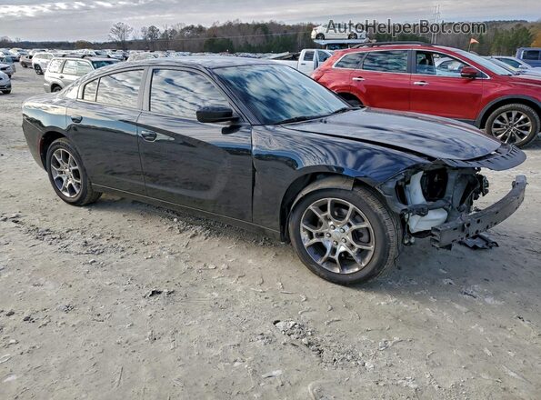 2C3CDXJG2HH557641 2017 DODGE CHARGER Черный Передняя правая четверть
