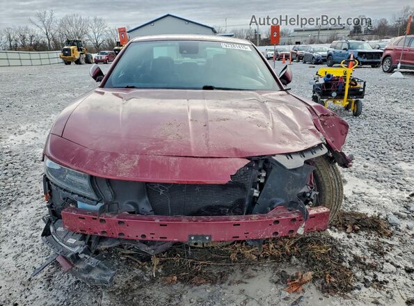 2C3CDXJG6KH749751 2019 DODGE CHARGER Бордовый Вид спереди