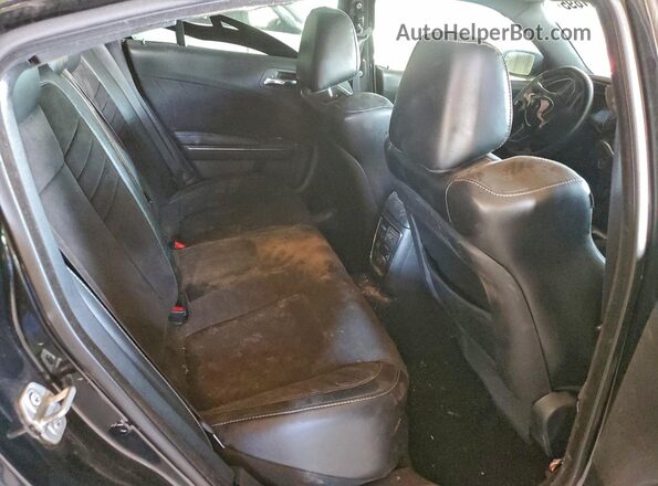 2C3CDXL96GH301581 2016 DODGE CHARGER Charcoal Rear seats view