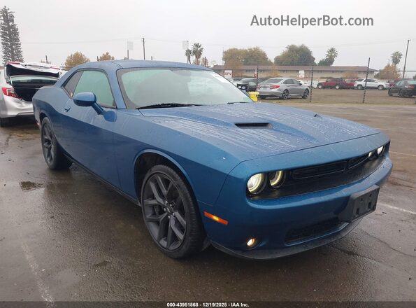 2C3CDZAG0LH187603 2020 DODGE CHALLENGER Синий Передняя правая четверть