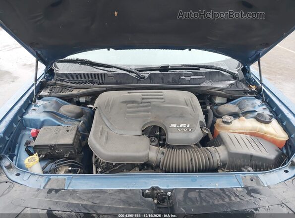 2C3CDZAG0LH187603 2020 DODGE CHALLENGER Синий Вид сзади